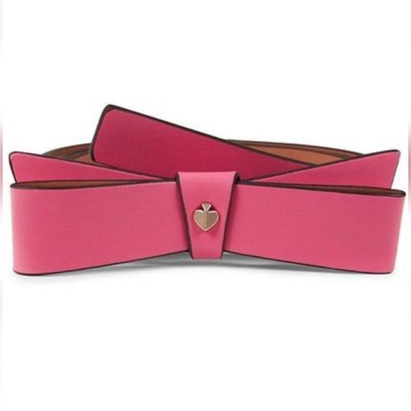 kate spade Accessories - Kate Spade Bow Belt- Pink